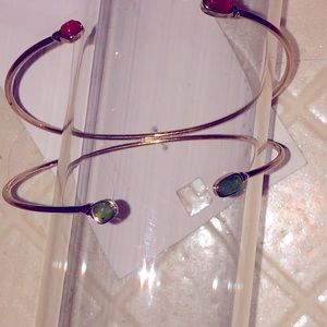 Beeline cuff stone accent bracelets. New with tags